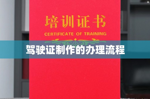 定边驾驶证制作的办理流程